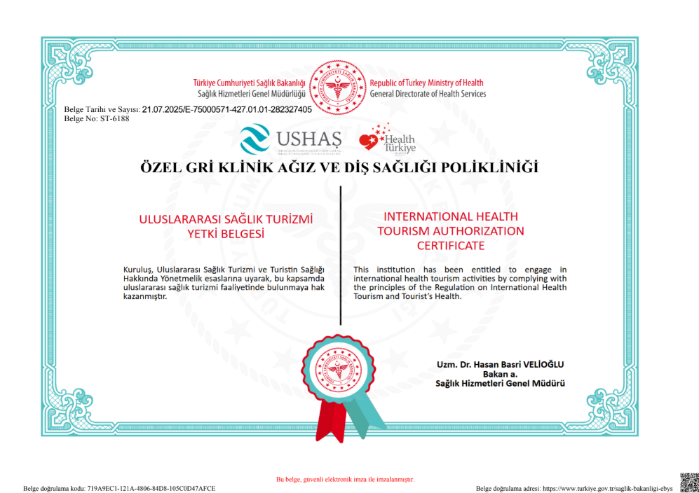 Sağlık Turizmi Yetki Belgesi